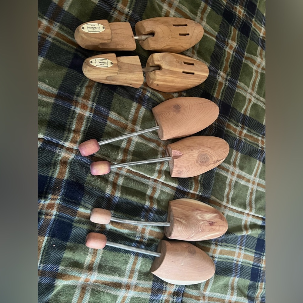3 Pairs of Cedar Shoe Tree size Large.
